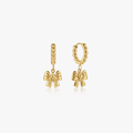 Rosette Bow Earrings - Flaire & Co.
