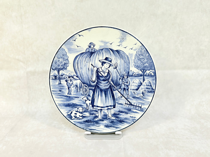 Royal Delfts Blauw Country Life Plates - Set of 3