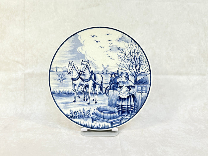 Royal Delfts Blauw Country Life Plates - Set of 3