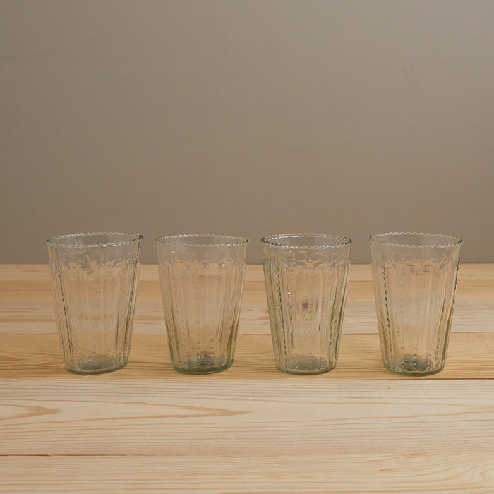 Ruffle Glass Tumbler