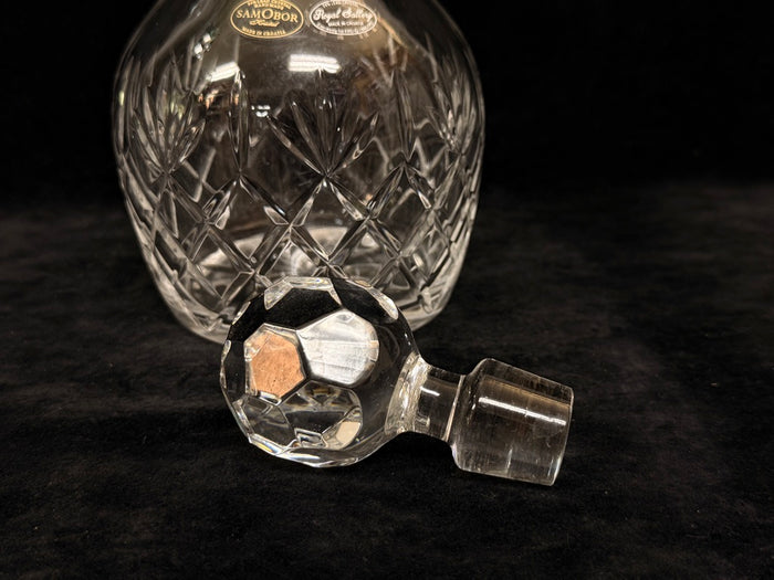 Samobor Lead Crystal Decanter Made in Croatia