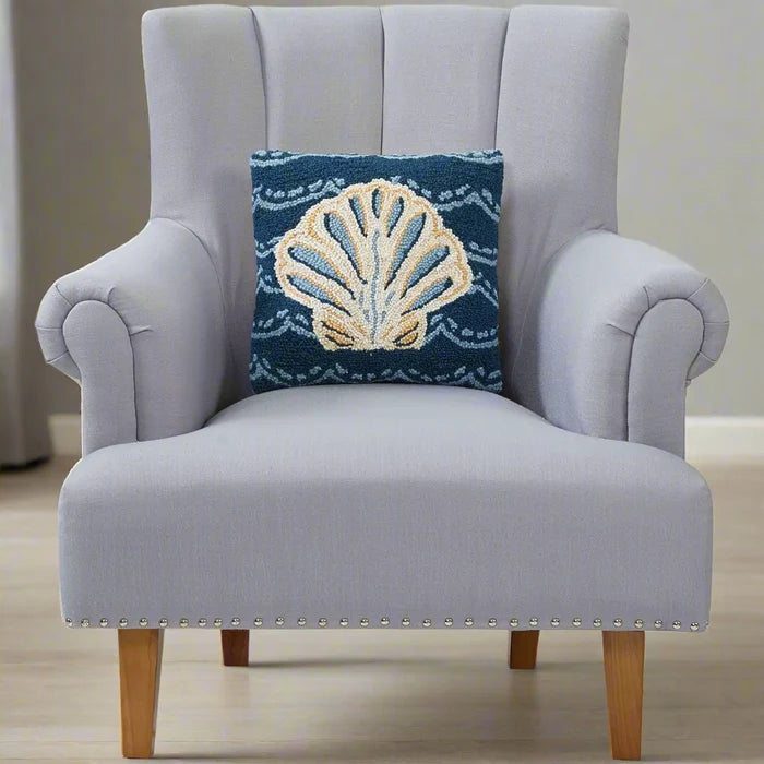 Scalloped Shell Hook Pillow