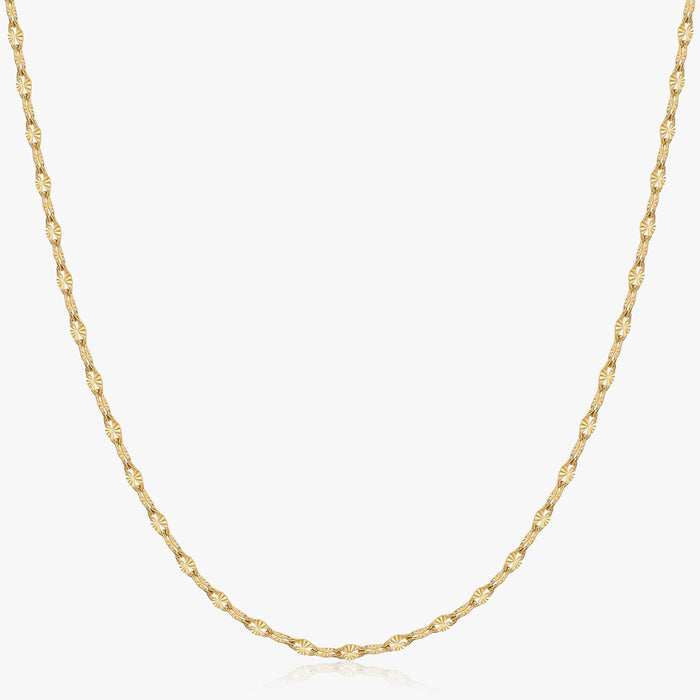 Gold Sequin Chain Necklace - Flaire & Co.