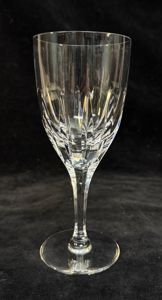 Set of 6 Atlantis Castelo Cut Crystal Water Goblets