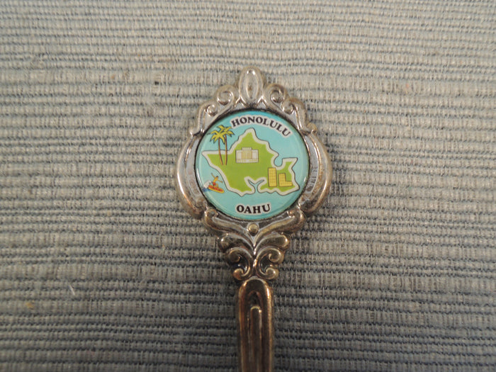 Set of 6 Souvenir of Hawaii Demitasse Spoons