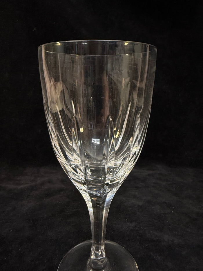 Set of 8 Atlantis Castelo Cut Crystal Water Goblets