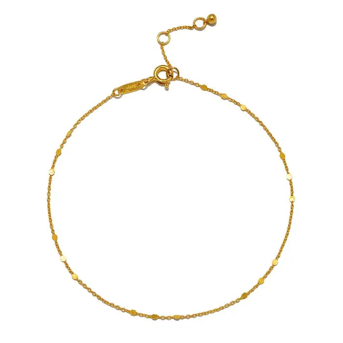 Shimmering Chain Anklet