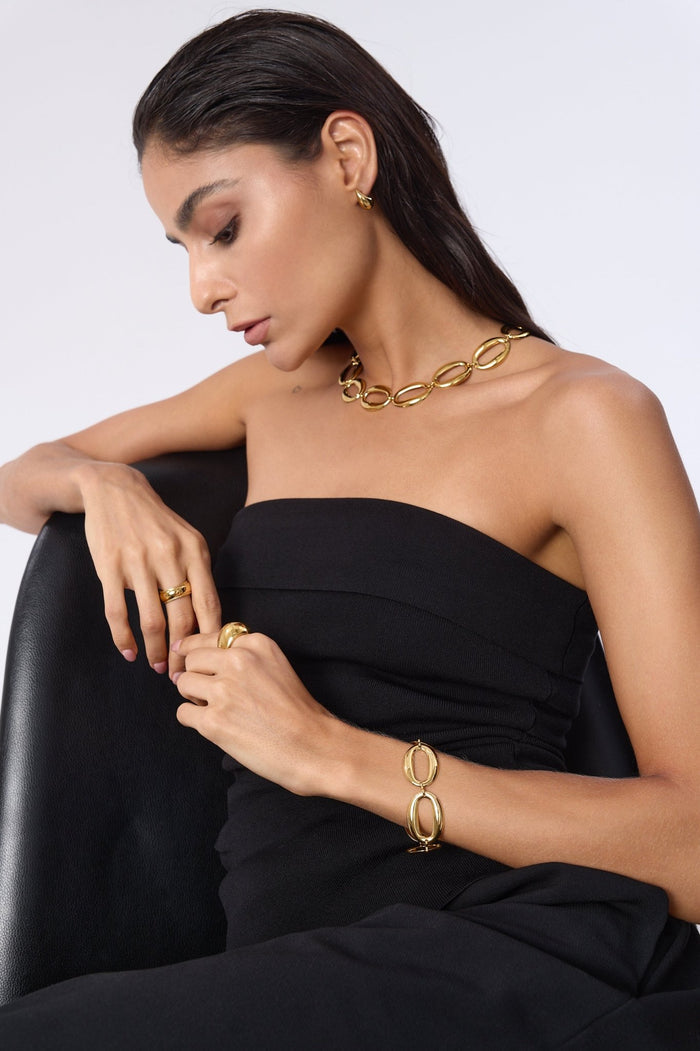 Sienna Chunky Link Bracelet - Flaire & Co.