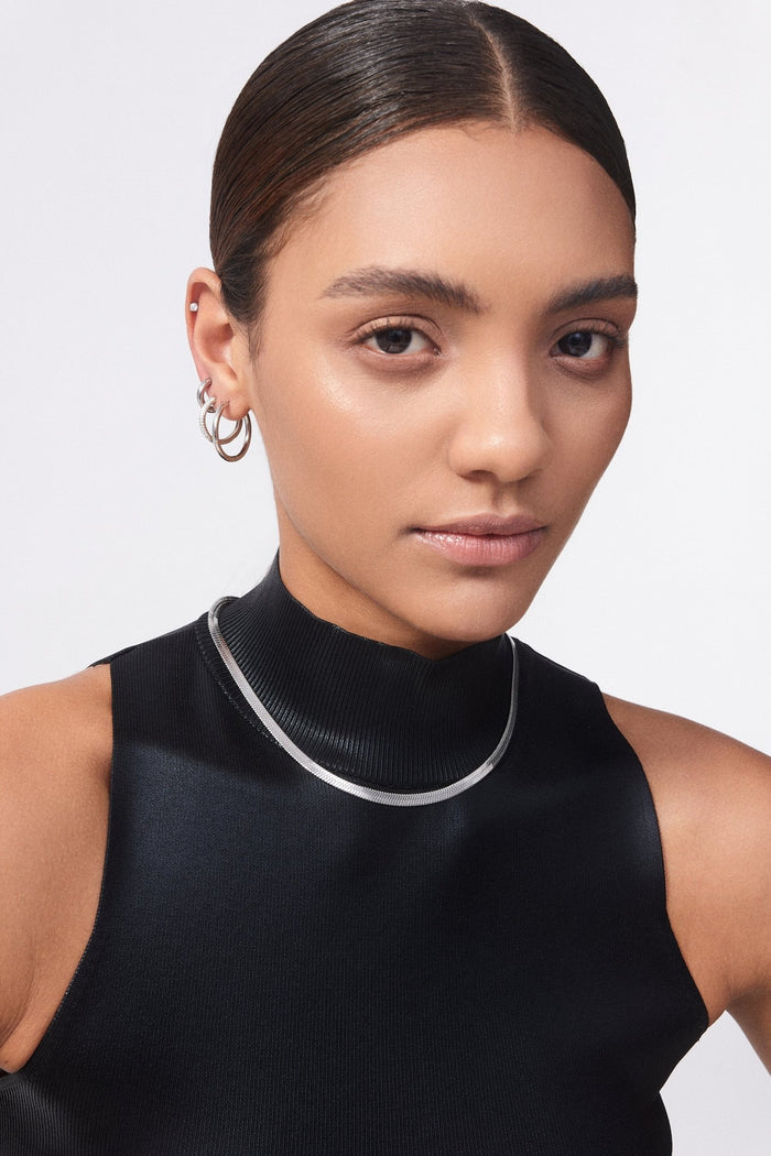 Simple CZ Studs in Silver - Flaire & Co.
