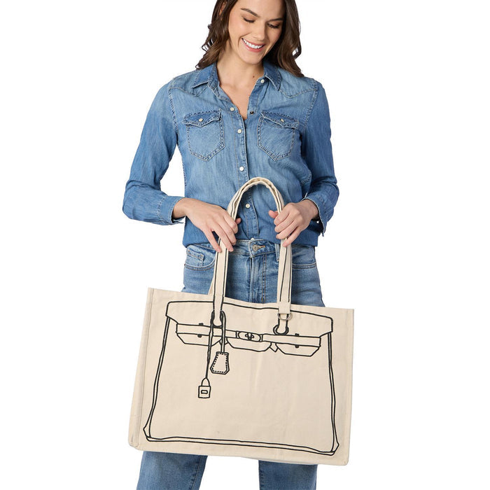 Sketch Motif Tote