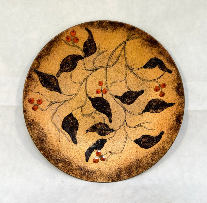 Small Decorative Copper Plate from Chile