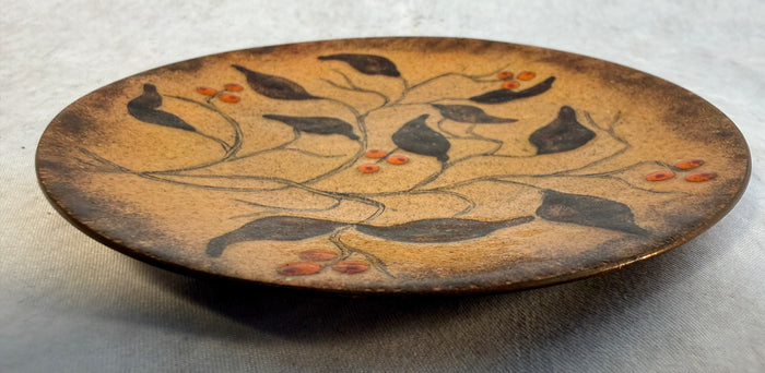 Small Decorative Copper Plate from Chile