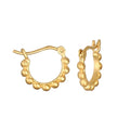 Small Dot Hoop Earring - The Riviera Towel Company