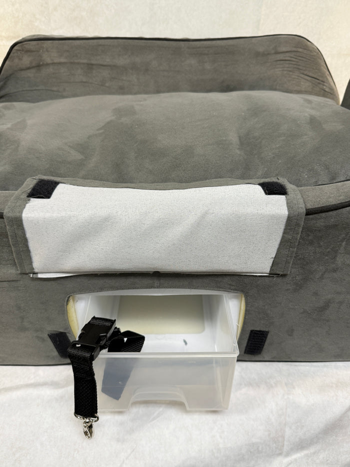 Snoozer Luxury Lookout II Micro Suede Pet Car Seat, Large