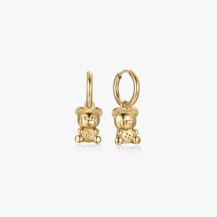 Snuggle Bear Earrings - Flaire & Co.