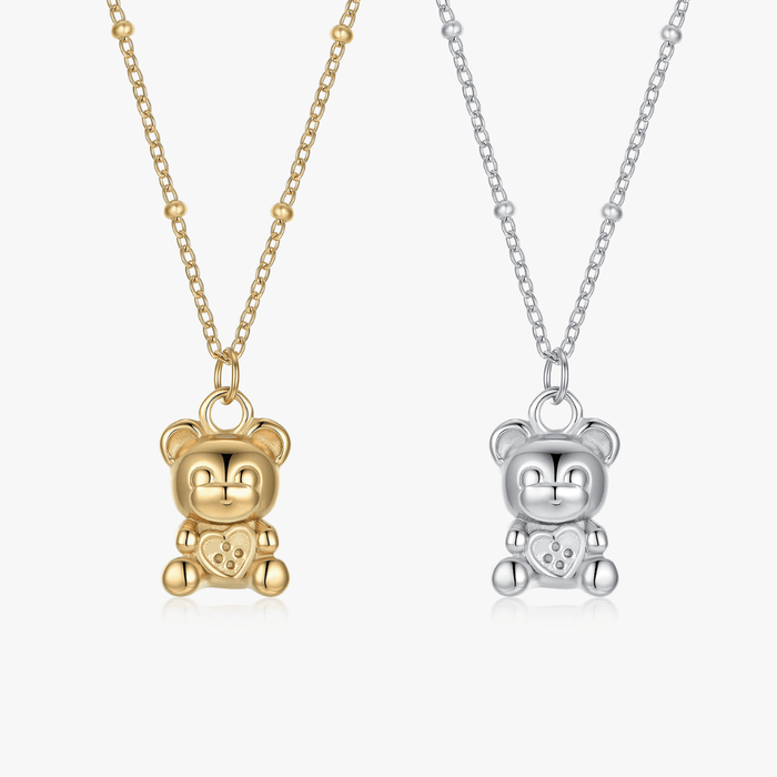 Snuggle Bear Necklace - Flaire & Co.
