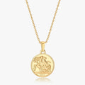 Sparta Coin Necklace in Gold - Flaire & Co.