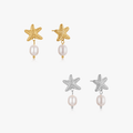Starfish Pearl Earrings - Flaire & Co.