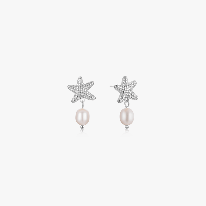 Starfish Pearl Earrings - Flaire & Co.
