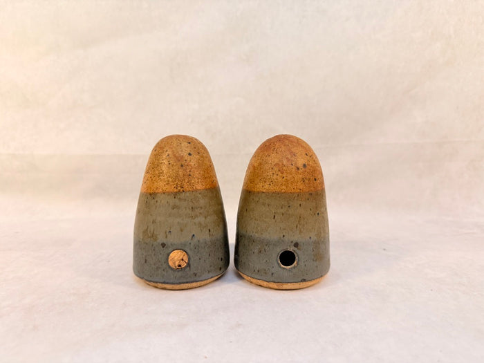 Stoneware Salt & Pepper Shakers