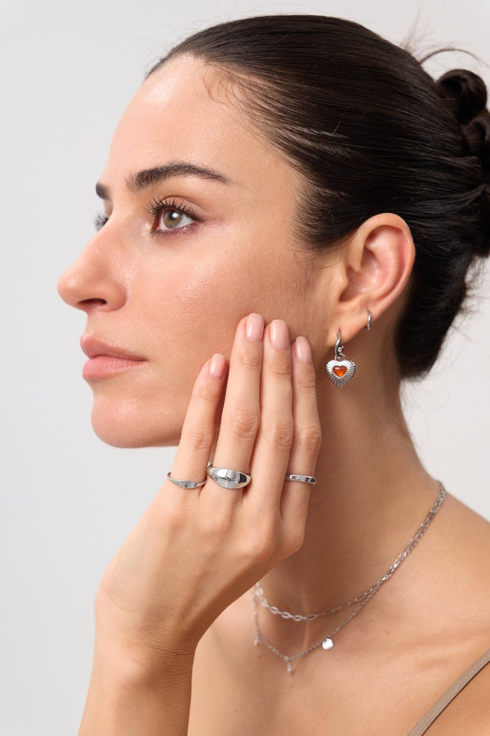 Sunburst Heart Earrings - Flaire & Co.