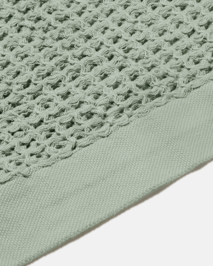 Supima® Waffle Bath Sheet showcasing signature cotton waffle weave
