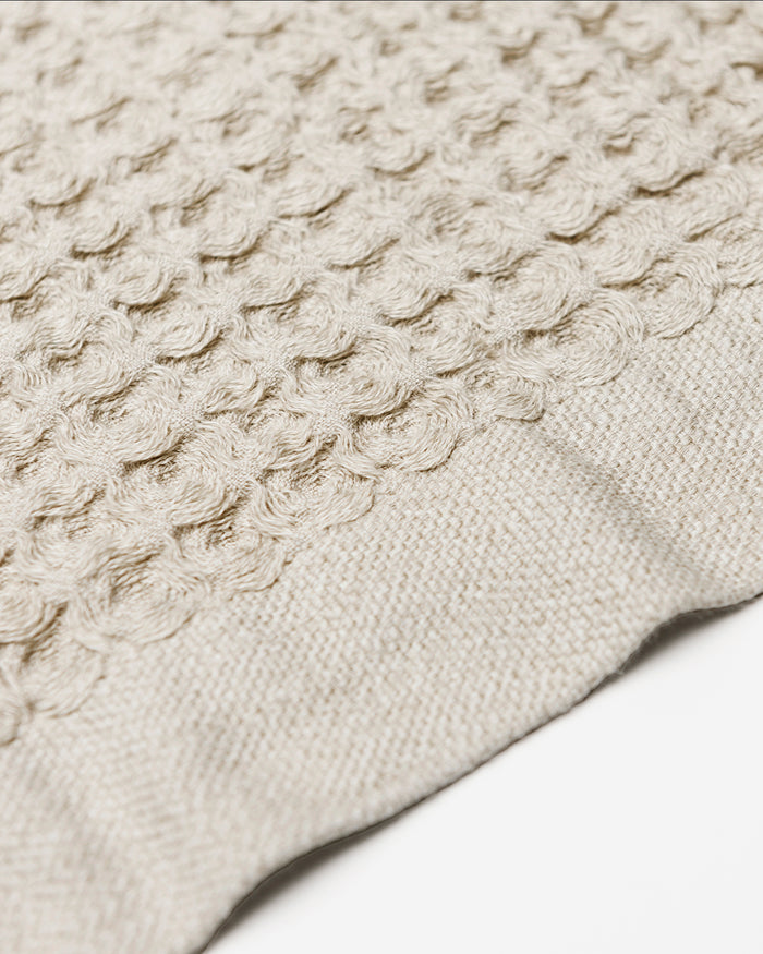 Supima® Waffle Bath Sheet showcasing signature cotton waffle weave