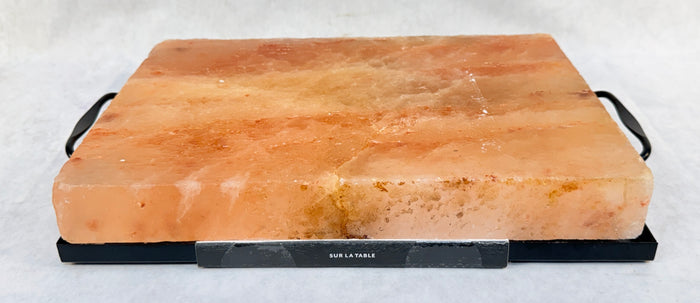 Sur La Table Himalayan Salt Block with Holding Tray