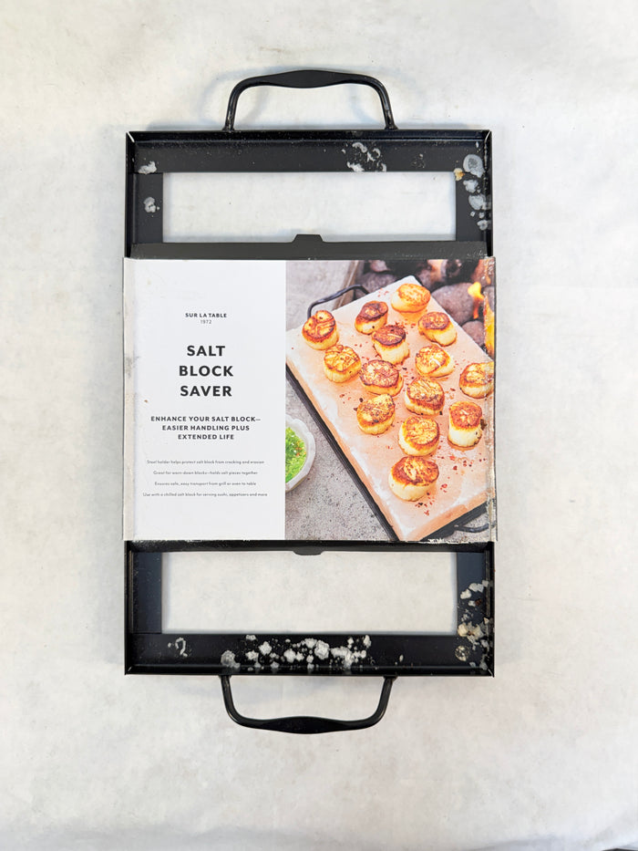 Sur La Table Himalayan Salt Block with Holding Tray