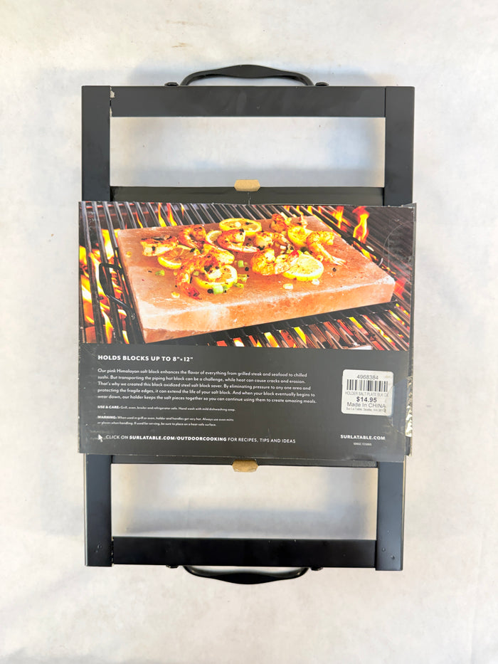 Sur La Table Himalayan Salt Block with Holding Tray