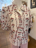 Sweet Clementine Button-Front Blouse
