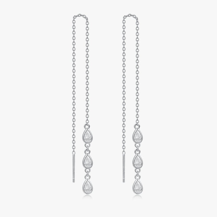Tear Drop Long Threaders - Flaire & Co.