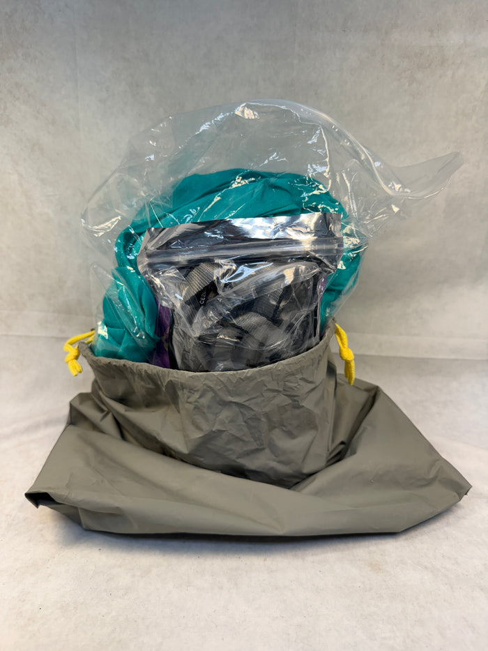 Teslang Aerial Yoga Trapeze, Turquoise, 5M x 2.8M in Gray Bag - Brand New!