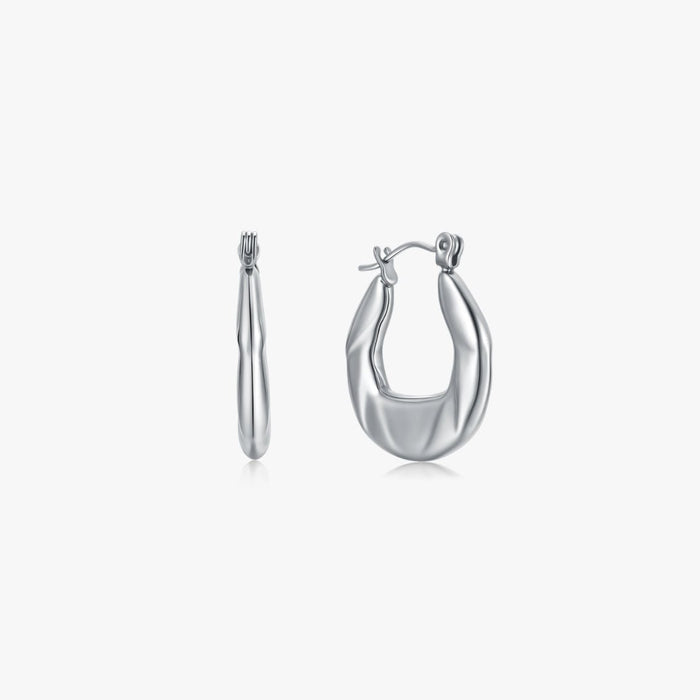 Textured Hoops - Flaire & Co.