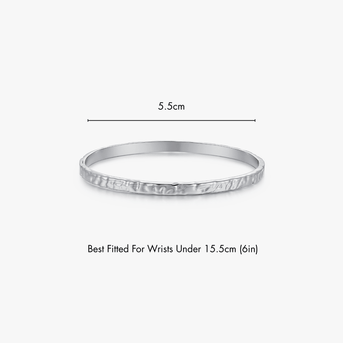 Silver / 5.5cm - Wrists 15.5cm(6in) & Under