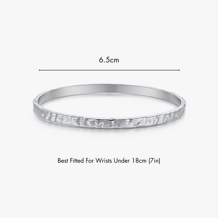 Silver / 6.5cm - Wrists 18cm(7in) & Under