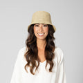 Textured Woven Bucket Hat