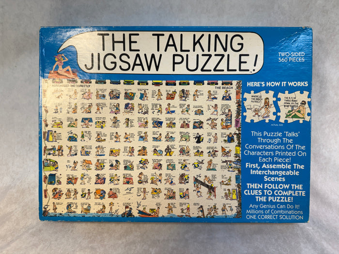 The Talking Puzzle The Beach Buffalo Games 1991 560 Piece Jigsaw Puzzle - Certified Complete!