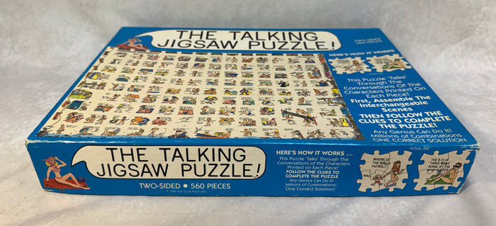 The Talking Puzzle The Beach Buffalo Games 1991 560 Piece Jigsaw Puzzle - Certified Complete!