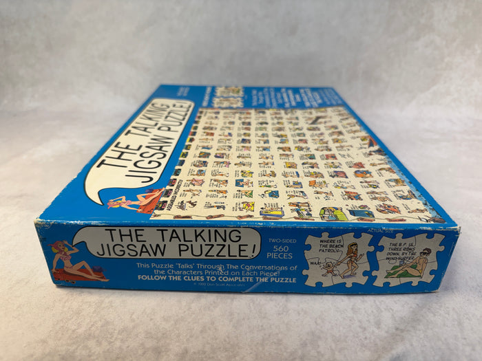 The Talking Puzzle The Beach Buffalo Games 1991 560 Piece Jigsaw Puzzle - Certified Complete!