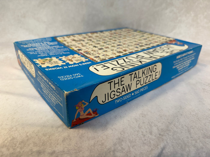 The Talking Puzzle The Beach Buffalo Games 1991 560 Piece Jigsaw Puzzle - Certified Complete!
