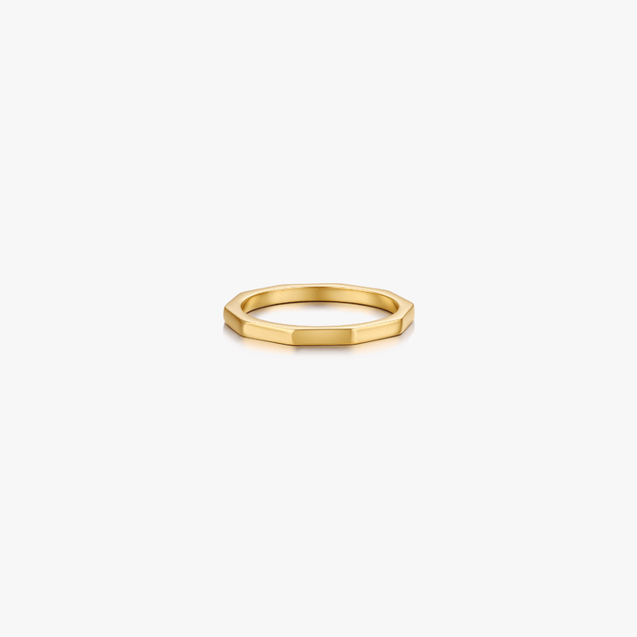 Thin Band Geometric Ring - Flaire & Co.