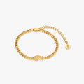 Thin Geometric Snake Head Bracelet - Flaire & Co.
