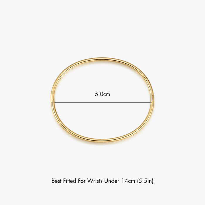 Thin Simple Stacker Cuff Bangle - Flaire & Co.