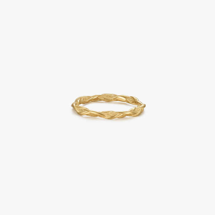 Thin Twisted Textured Ring - Flaire & Co.