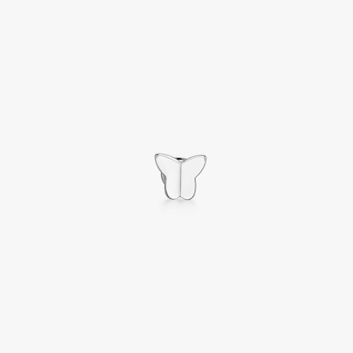 Titanium Butterfly Flat Back Stud - Flaire & Co.