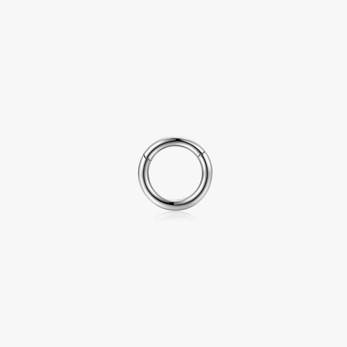 Titanium Clicker Hoops - Flaire & Co.