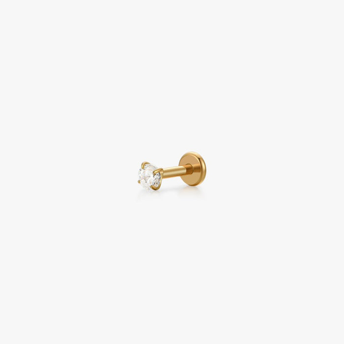 Gold / 3mm CZ / 6mm + 8mm