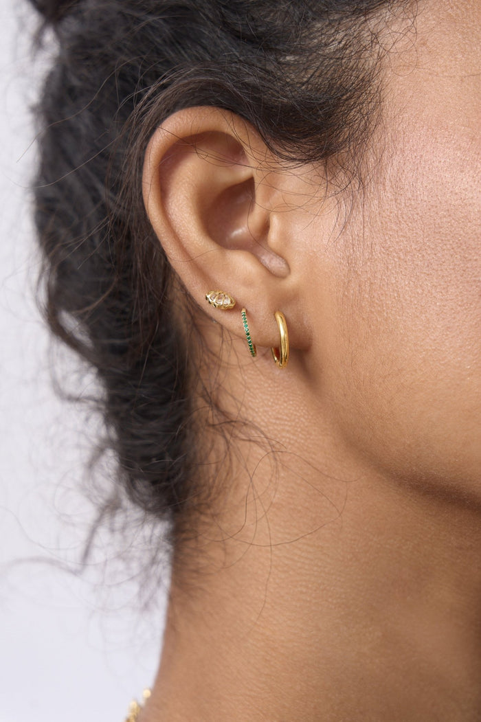 Titanium Mini Seamless Hoops (Single) - Flaire & Co.