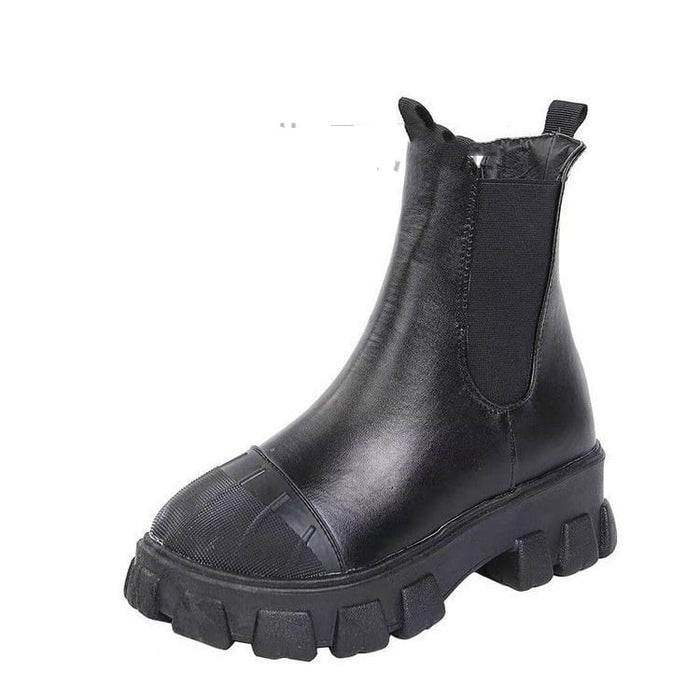 Trendy Thick Heel Fashion Martin Boots